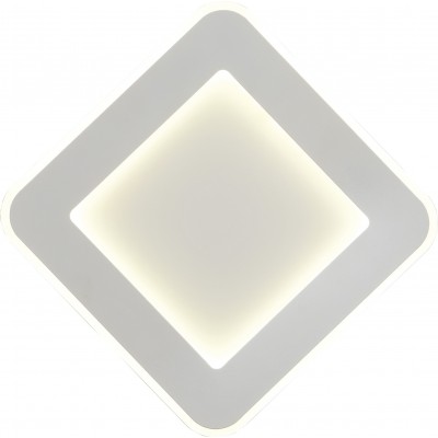 Настенный светильник для дома 18W 4000K Нейтральный свет. Квадратный Форма 15×15 cm. Белый Цвет