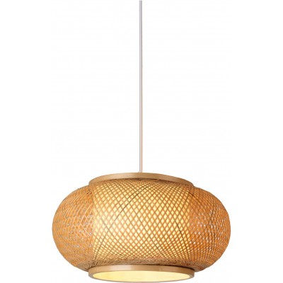 72,95 € Free Shipping | Hanging lamp Round Shape Ø 40 cm. Brown Color