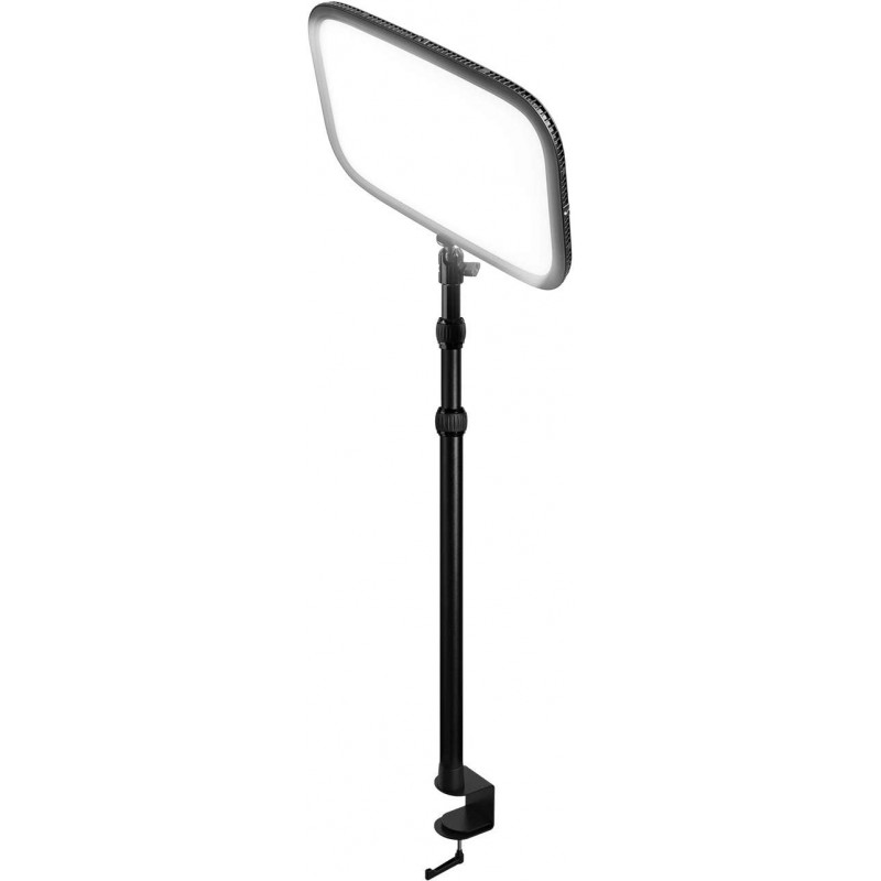 223,95 € Spedizione Gratuita | Lampada tecnica 45W Forma Rettangolare 35×25 cm. Lampada LED da studio professionale. Controllo tramite APP per smartphone. supporto da tavolo Soggiorno, camera da letto e atrio. Metallo. Colore nero