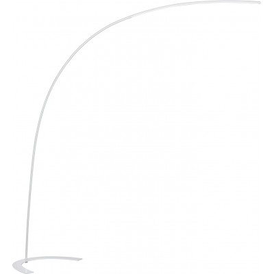 Luminária de piso Trio 18W 210×65 cm. Pmma. Cor branco