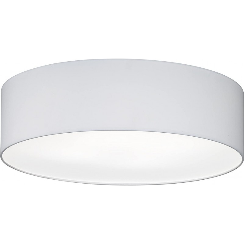 151,95 € Free Shipping | Indoor ceiling light 40W Round Shape Ø 55 cm. Living room, bedroom and lobby. PMMA and Textile. White Color