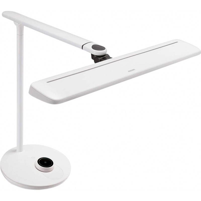 179,95 € Envio grátis | Lampada de escritorio Philips 14W 45×44 cm. LED com painel de toque Cor branco
