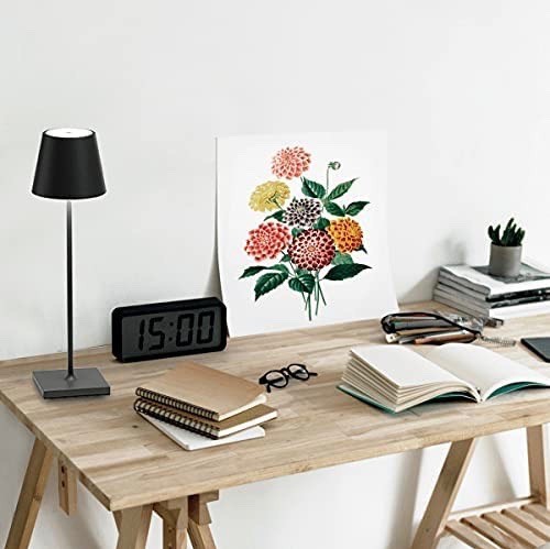 165,95 € Бесплатная доставка | Уличный светильник 38×11 cm. Диммируемый сенсорный светодиод. Контактная зарядная база Алюминий, пмма и металл. Чернить Цвет