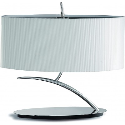 Настольная лампа 15W Цилиндрический Форма 45×41 cm. Дизайн в виде ветки Гостинная, столовая и спальная комната. Современный Стиль. Металл и Текстиль. Белый Цвет