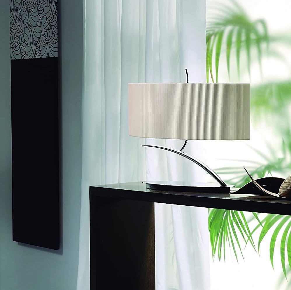 234,95 € Spedizione Gratuita | Lampada da tavolo 15W 45×41 cm. Design a forma di ramo Metallo e tessile. Colore bianca