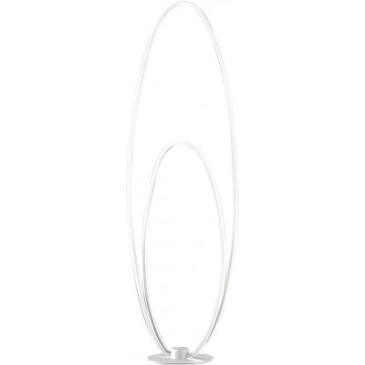 フロアランプ 25W 円形 形状 120×35 cm. 幾何学模様のデザイン リビングルーム, ベッドルーム そして ロビー. モダン スタイル. PMMA そして 金属. 白い カラー