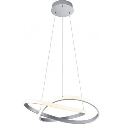 149,95 € Kostenloser Versand | Hängelampe Reality 27W 150×60 cm. Metall. Nickel Farbe