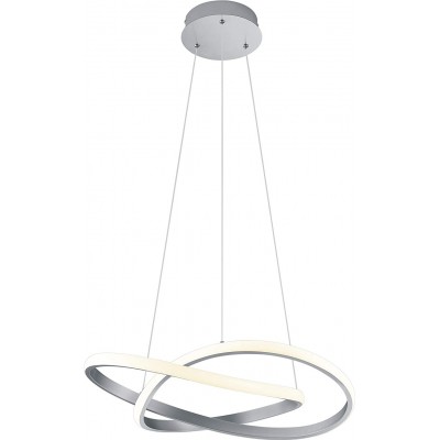 156,95 € Free Shipping | Hanging lamp Reality 27W Round Shape 150×60 cm. Living room, dining room and lobby. Modern Style. Metal casting. Nickel Color