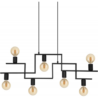 176,95 € Spedizione Gratuita | Lampadario Eglo 60W 110×101 cm. Acciaio. Colore nero