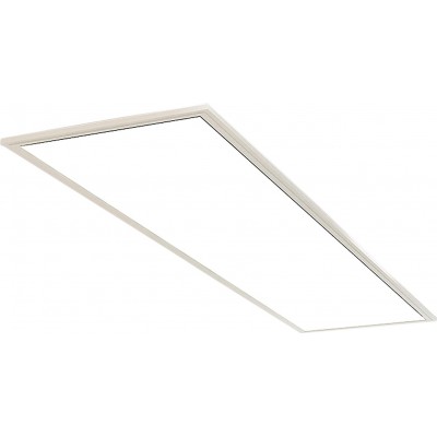 189,95 € Envoi gratuit | Plafonnier intérieur 42W 120×30 cm. LED RVB multicolores. ultra plat Pmma et métal. Couleur blanc