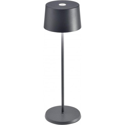 139,95 € Бесплатная доставка | Уличный светильник 2W 35×11 cm. Контактная зарядная база Алюминий. Серый Цвет