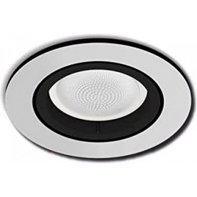 253,95 € Free Shipping | Recessed lighting Philips 6W 9×9 cm. LED. Alexa and Google Home Pmma. Aluminum Color