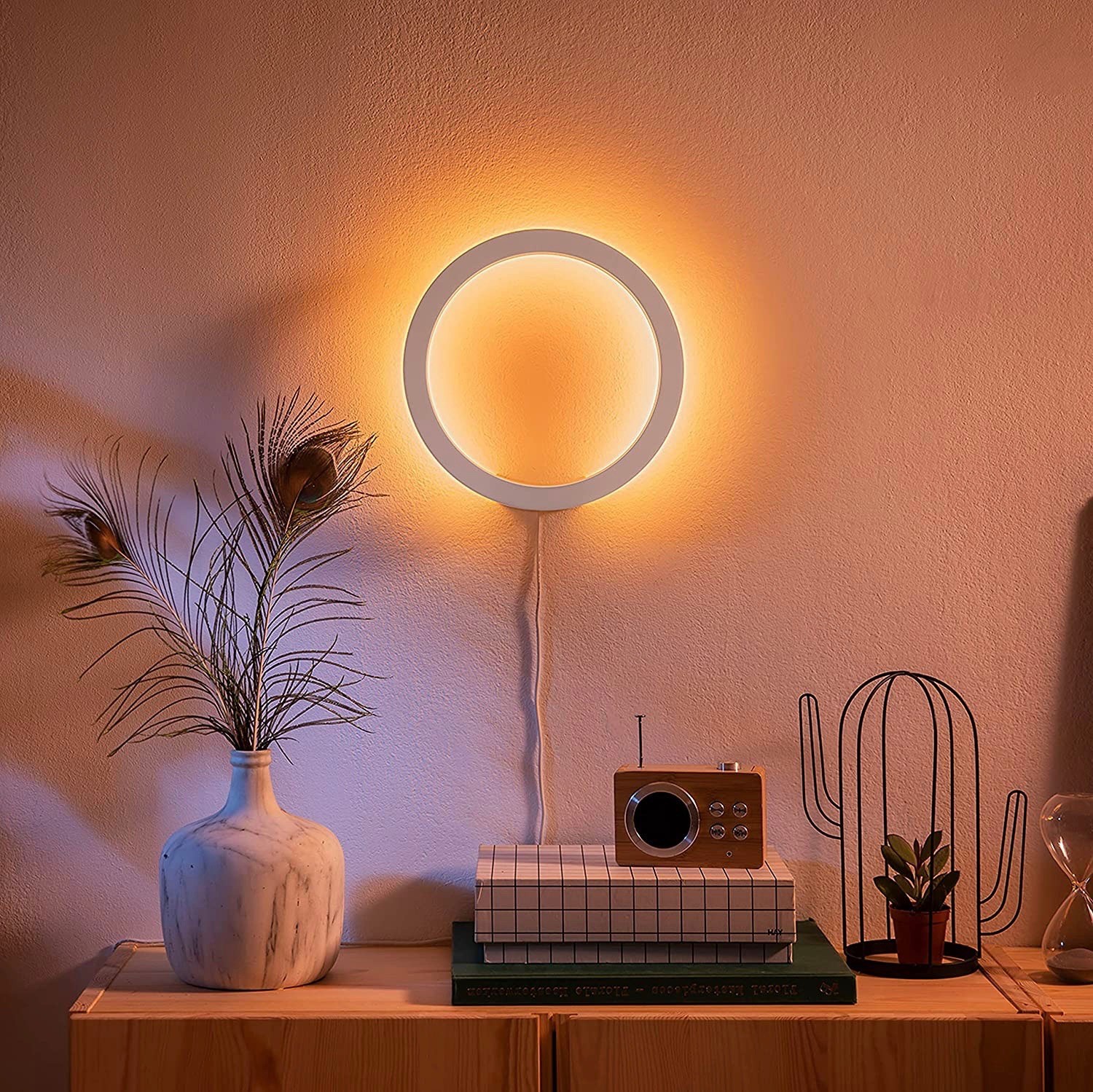 253,95 € Spedizione Gratuita | Lampada da parete per interni Philips 20W 26×26 cm. LED dimmerabili Alexa e Google Home Metallo. Colore bianca