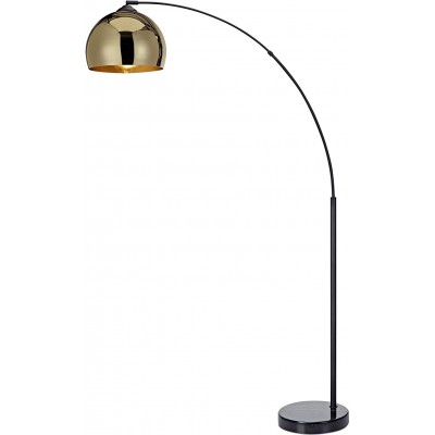 Lampada da pavimento 50W 170×110 cm. Metallo. Colore nero