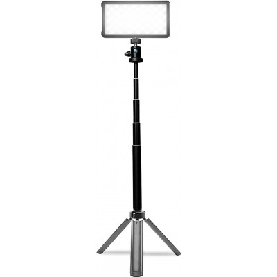 Lámpara técnica Forma Rectangular 35×20 cm. Producción de broadcast profesional Salón, comedor y vestíbulo. Color negro