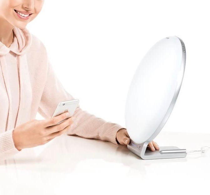 238,95 € Spedizione Gratuita | Lampada da tavolo 34×31 cm. Controllo con APP per smartphone Cristallo. Colore bianca