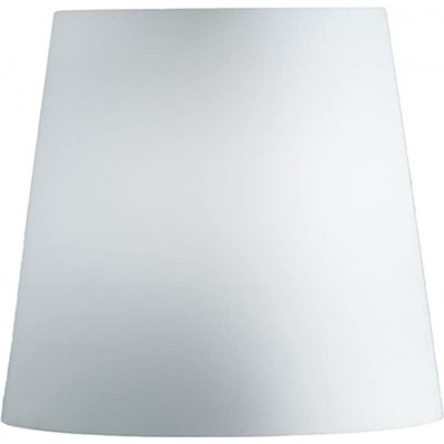 Tela da lâmpada Forma Cônica 20×20 cm. Tulipa Sala de estar, sala de jantar e salão. Estilo moderno. Alumínio. Cor branco