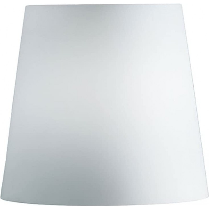 Écran de la lampe Façonner Conique 20×20 cm. Tulipe Salle, salle à manger et hall. Style moderne. Aluminium. Couleur blanc