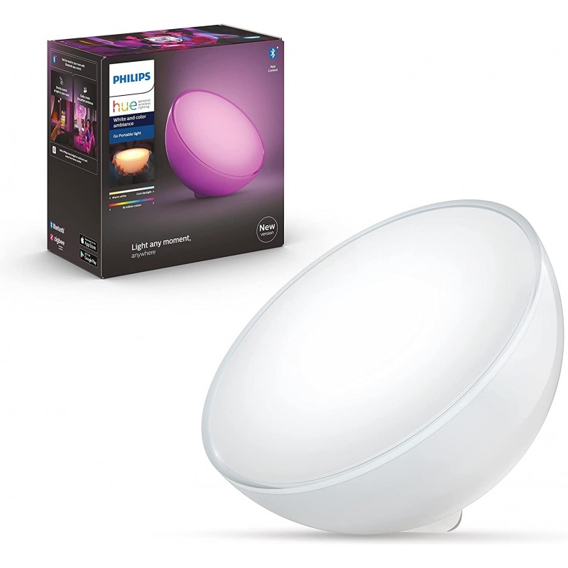 183,95 € Envoi gratuit | Lampe de table Philips 200 cm. 2 mètres. Bande LED plus lampe de table. Alexa et Google Home Pmma. Couleur blanc