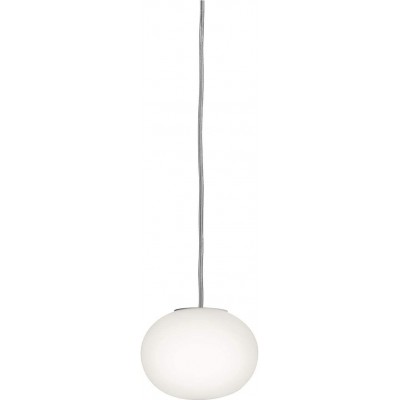 218,95 € Envio grátis | Lâmpada pendurada 40W 11×11 cm. Vidro. Cor branco