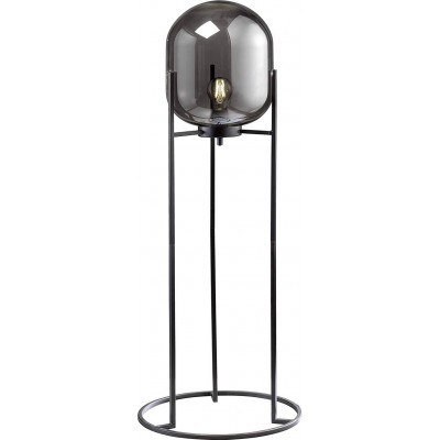 Lámpara de pie 60W Forma Esférica 97×36 cm. Salón, comedor y vestíbulo. Estilo moderno. Metal. Color negro