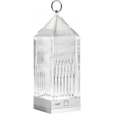 232,95 € Spedizione Gratuita | Lampada da tavolo 1W 2700K Luce molto calda. 31×10 cm. Regolatore di intensità. tipo gabbia Cristallo. Colore bianca