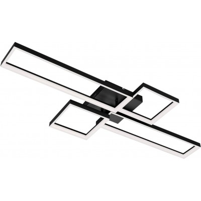 シーリングランプ 長方形 形状 110×42 cm. 調光可能なLED ベッドルーム. モダン スタイル. PMMA そして 金属. ブラック カラー