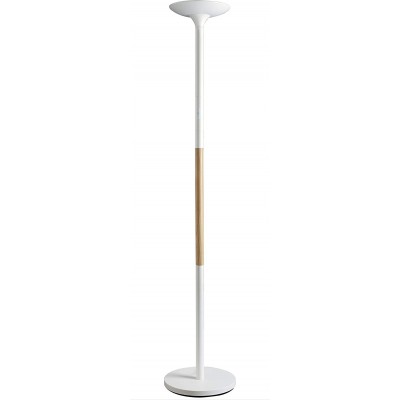 233,95 € Free Shipping | Floor lamp 78×40 cm. LED with touch dimmer Wood. White Color