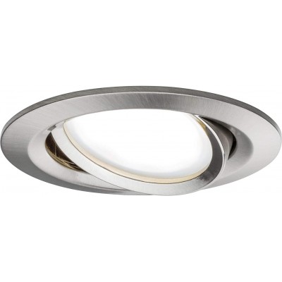 149,95 € Envoi gratuit | Boîte de 3 unités Éclairage encastré 18W 2700K Lumière très chaude. 8×8 cm. LED intelligente réglable Aluminium et métal. Couleur gris