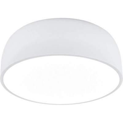 291,95 € Free Shipping | Indoor ceiling light Trio 40W Round Shape 52×52 cm. Dining room, bedroom and lobby. Modern Style. Acrylic and Metal casting. White Color