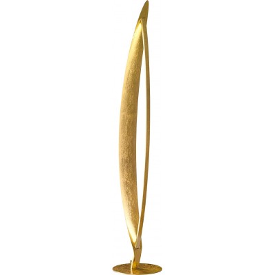 Floor lamp 18W Extended Shape 142×26 cm. Living room, dining room and bedroom. Modern Style. Metal casting. Golden Color