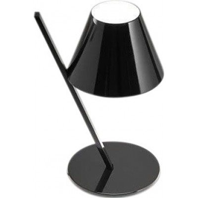 Lámpara de escritorio 6W Forma Cónica 36×25 cm. Salón, comedor y vestíbulo. Estilo moderno. Aluminio y Policarbonato. Color negro