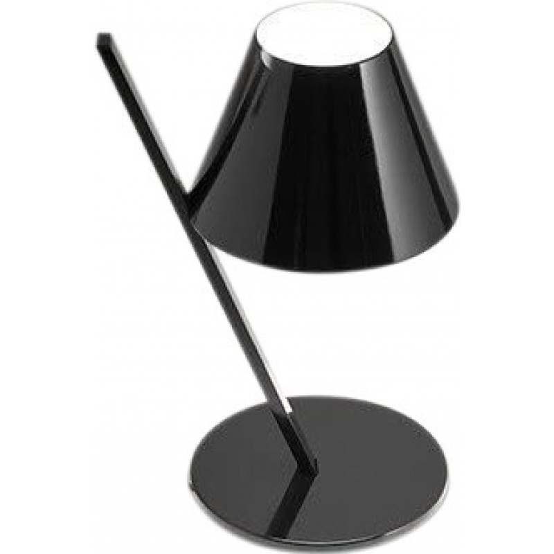 214,95 € Free Shipping | Desk lamp 6W Conical Shape 36×25 cm. Living room, dining room and lobby. Modern Style. Aluminum and Polycarbonate. Black Color