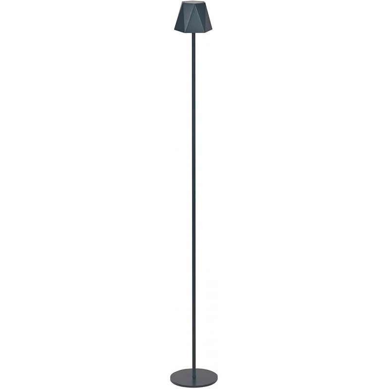 185,95 € Free Shipping | Floor lamp 140×13 cm. Dimmable LED Rechargeable battery. USB connection Living room, bedroom and lobby. Modern Style. Acrylic, Aluminum and Metal casting. Gray Color