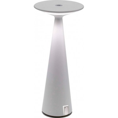 226,95 € Free Shipping | Table lamp 2W 29×13 cm. USB connection Aluminum and pmma. White Color