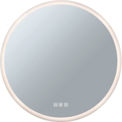 253,95 € Envoi gratuit | Éclairage de meubles 21W Ø 60 cm. Miroir de salle de bain led tactile Acrylique et métal. Couleur blanc