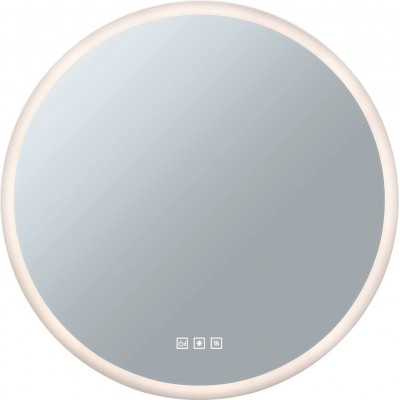 265,95 € Free Shipping | Furniture lighting 21W Round Shape Ø 60 cm. Touch led bathroom mirror Bedroom, terrace and garden. Acrylic and Metal casting. White Color