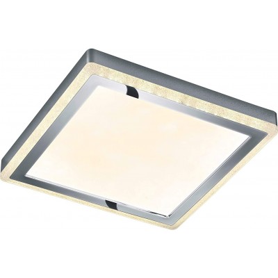 156,95 € Free Shipping | Indoor ceiling light Reality 20W 3000K Warm light. Square Shape 40×40 cm. Living room, bedroom and lobby. Modern Style. Crystal and PMMA. White Color