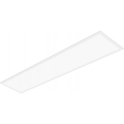 192,95 € 免费送货 | LED面板 33W 长方形 形状 120×30 cm. LED 客厅, 饭厅 和 卧室. 铝. 白色的 颜色