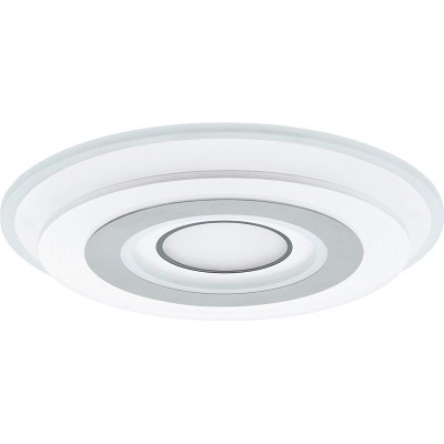 259,95 € Free Shipping | Indoor ceiling light Eglo 45W Round Shape 49×49 cm. Living room, dining room and bedroom. Modern Style. PMMA. White Color