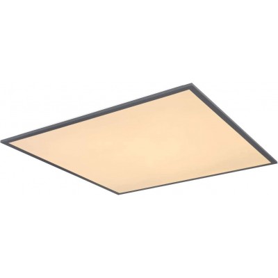 164,95 € Free Shipping | Indoor ceiling light 36W Square Shape 59×59 cm. Living room, dining room and bedroom. Aluminum. White Color
