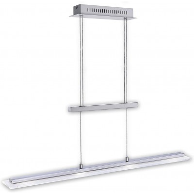 191,95 € Envoi gratuit | Lampe à suspension 19W 150×88 cm. Métal. Couleur nickel