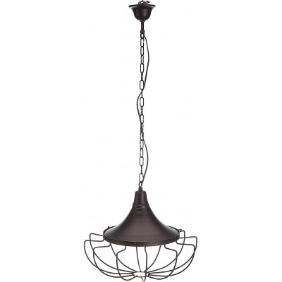 Lámpara colgante Forma Redonda 95×38 cm. Salón, comedor y vestíbulo. Metal. Color negro