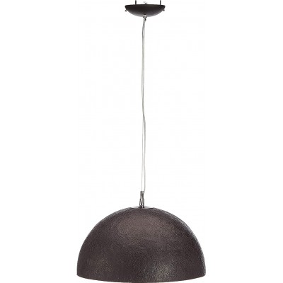 145,95 € Free Shipping | Hanging lamp Spherical Shape 90×35 cm. Living room, bedroom and lobby. Metal casting. Black Color