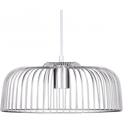 209,95 € Envoi gratuit | Lampe à suspension 40W 133×32 cm. Métal. Couleur chromé