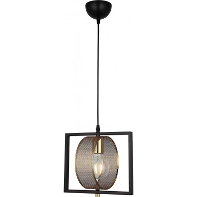 吊灯 40W 103×25 cm. 客厅, 饭厅 和 卧室. 金属. 黑色的 颜色