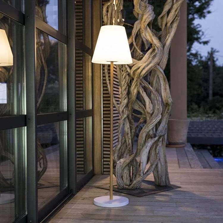 135,95 € Envoi gratuit | Lampadaire 36×35 cm. Métal et bois. Couleur blanc