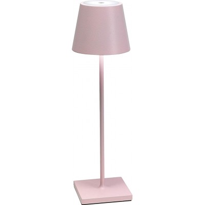 Lampada da esterno 2W 3000K Luce calda. Forma Conica 45×16 cm. LED dimmerabili contattare la stazione di ricarica Terrazza, giardino e spazio pubblico. Alluminio. Colore rosa