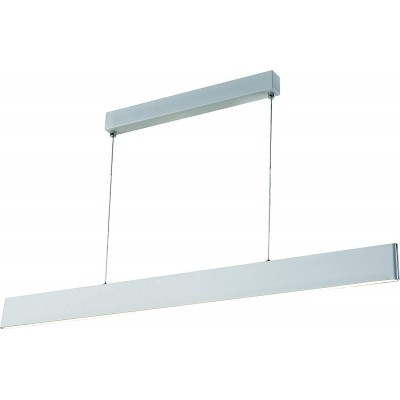 Lampe à suspension 33W Façonner Étendue 150×122 cm. Salle, salle à manger et chambre. Style moderne. Acrylique. Couleur blanc