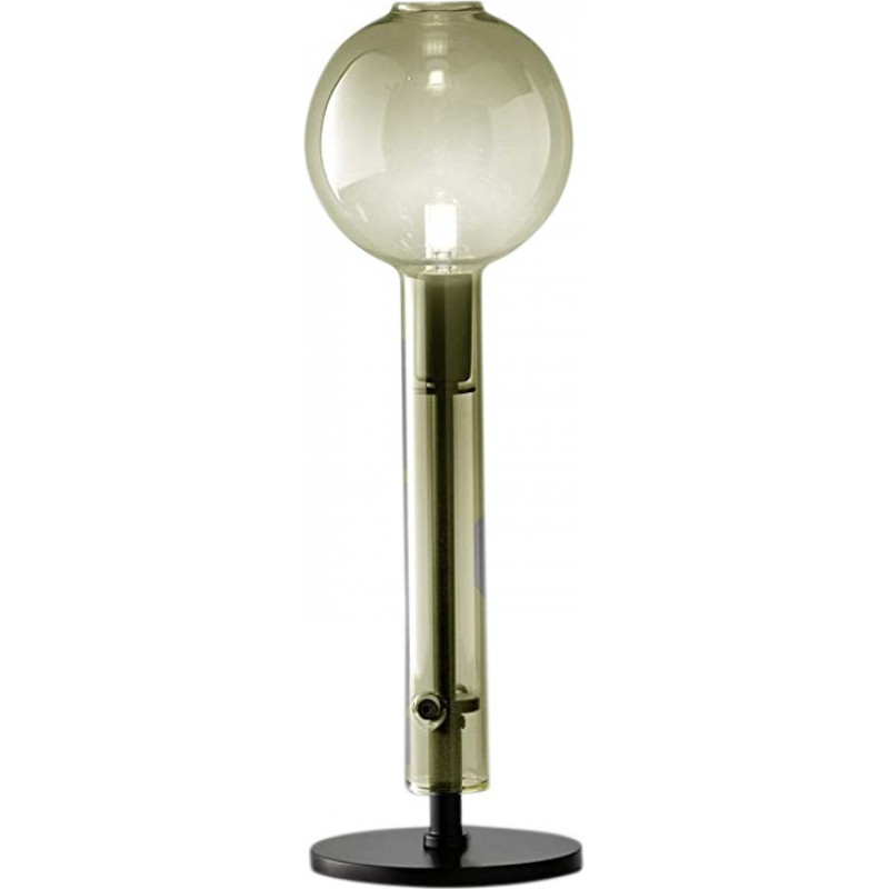 249,95 € Free Shipping | Table lamp 33W Spherical Shape 32×10 cm. Living room, dining room and lobby. Modern Style. Metal casting and Glass. Black Color